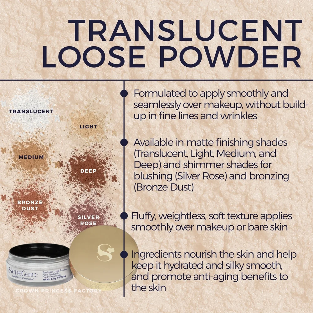 SeneGence Translucent Loose Powder - Bronze Dust